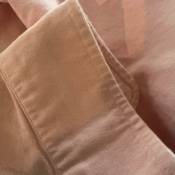 Men’s Vintage Polo Button Down, Pink, 16 1/2 - 34 - Picture 4 of 6